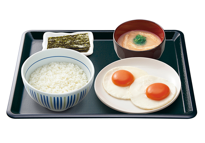 image of Breakfast Set with 2 Sunny-Side-Up Eggs