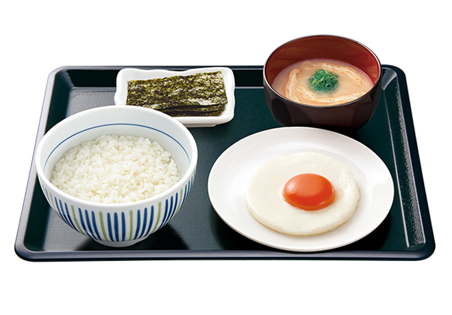 image of Breakfast Set with Sunny-Side-Up Egg