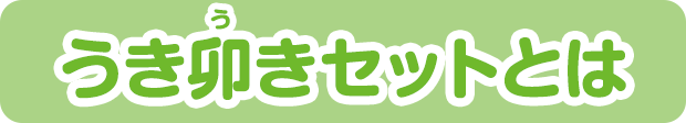 うき卯きセットとは