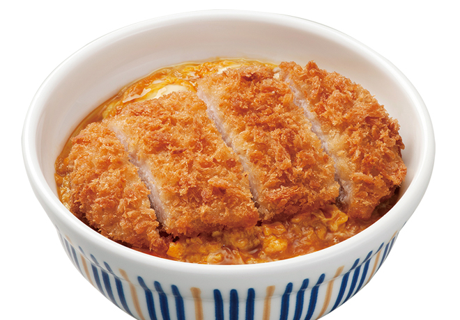 image of Pork Cutlet on Scrambled Eggs Rice Bowl 