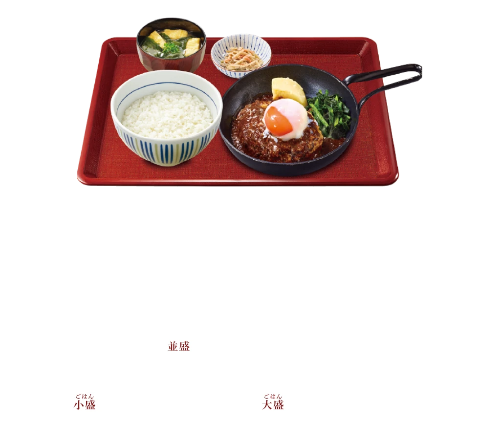 温たま和風デミハンバーグ定食