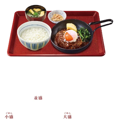 温たま和風デミハンバーグ定食