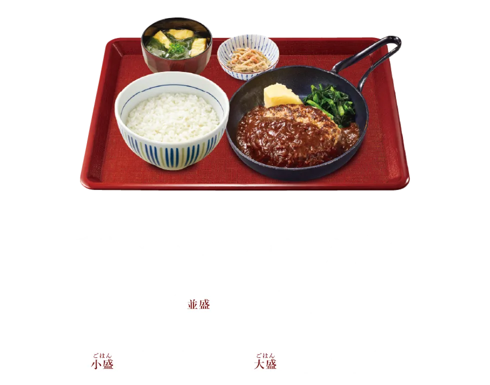 和風デミハンバーグ定食