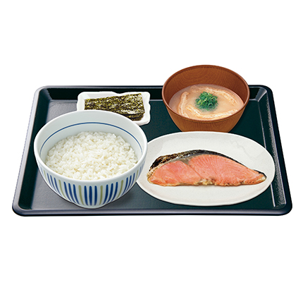 銀鮭朝定食