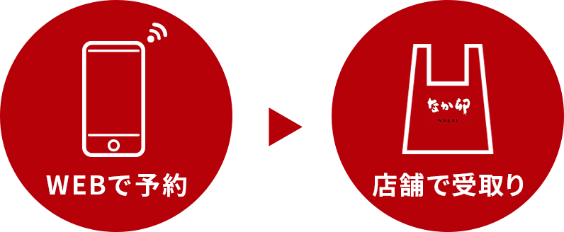 webで予約　店舗で受け取り