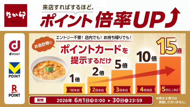 丼ぶりと京風うどんのなか卯